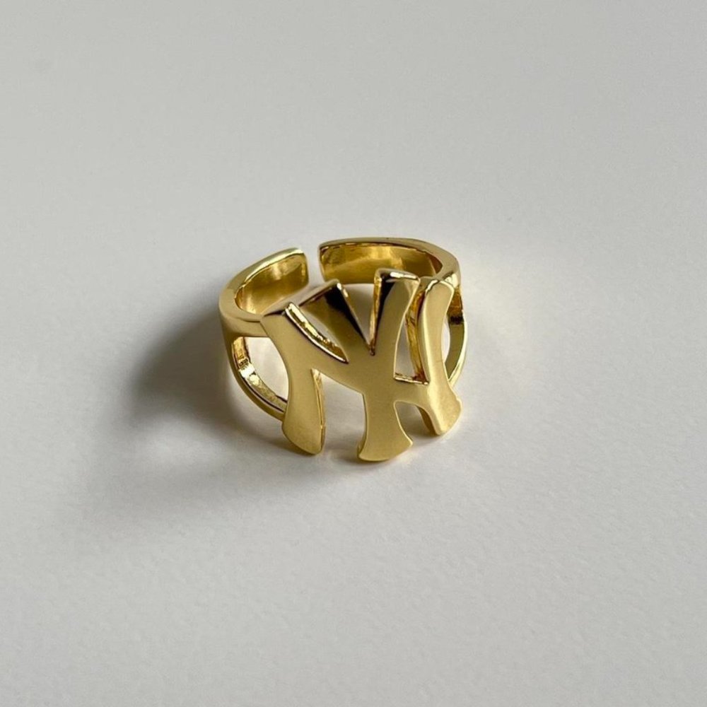 Vintage Y2K New York Yankees gold ring - Picture 5 of 7